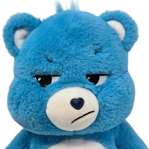 Basic Fun Grumpy Bear Care Bears‎ Blue Emotions Stuffed Animal Plush Toy 12" - Picture 2 of 7